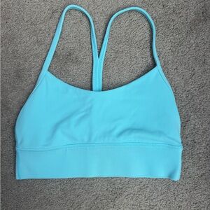 Lululemon Athletica Longline Flow Y Bra Light Blue sz 6